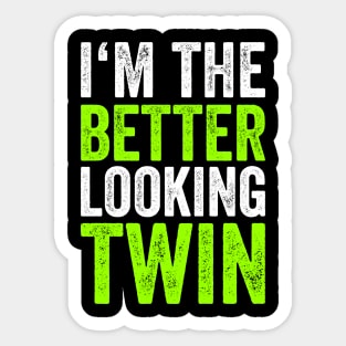 Funny Twins Shirt Birthday Gift Sibling Twin Sticker